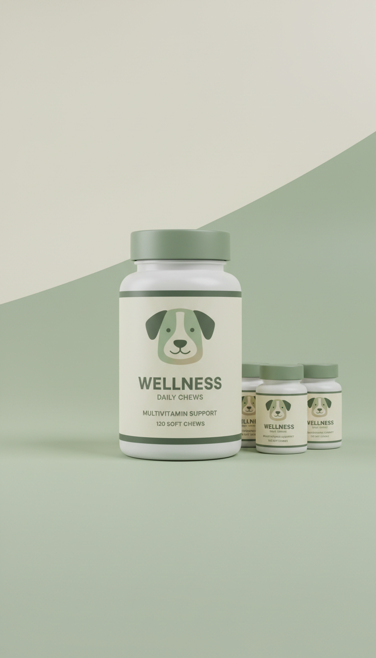 Dog Multivitamin Chews Bottle