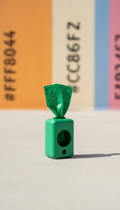 Biodegradable Waste Bag Dispenser Green
