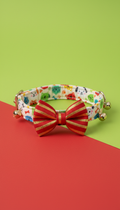 Festive Print Collar Accent